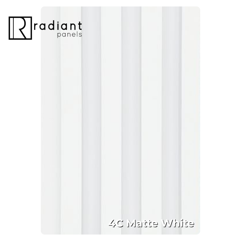 WPC Radiant 4C Wall Fluted Panels