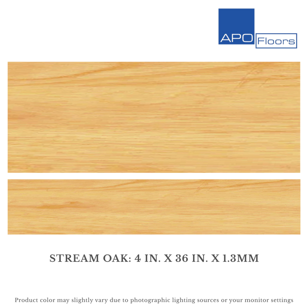 APO FLOORS Vinyl – Mimicri Wood Classic Series 4in. x 36in.