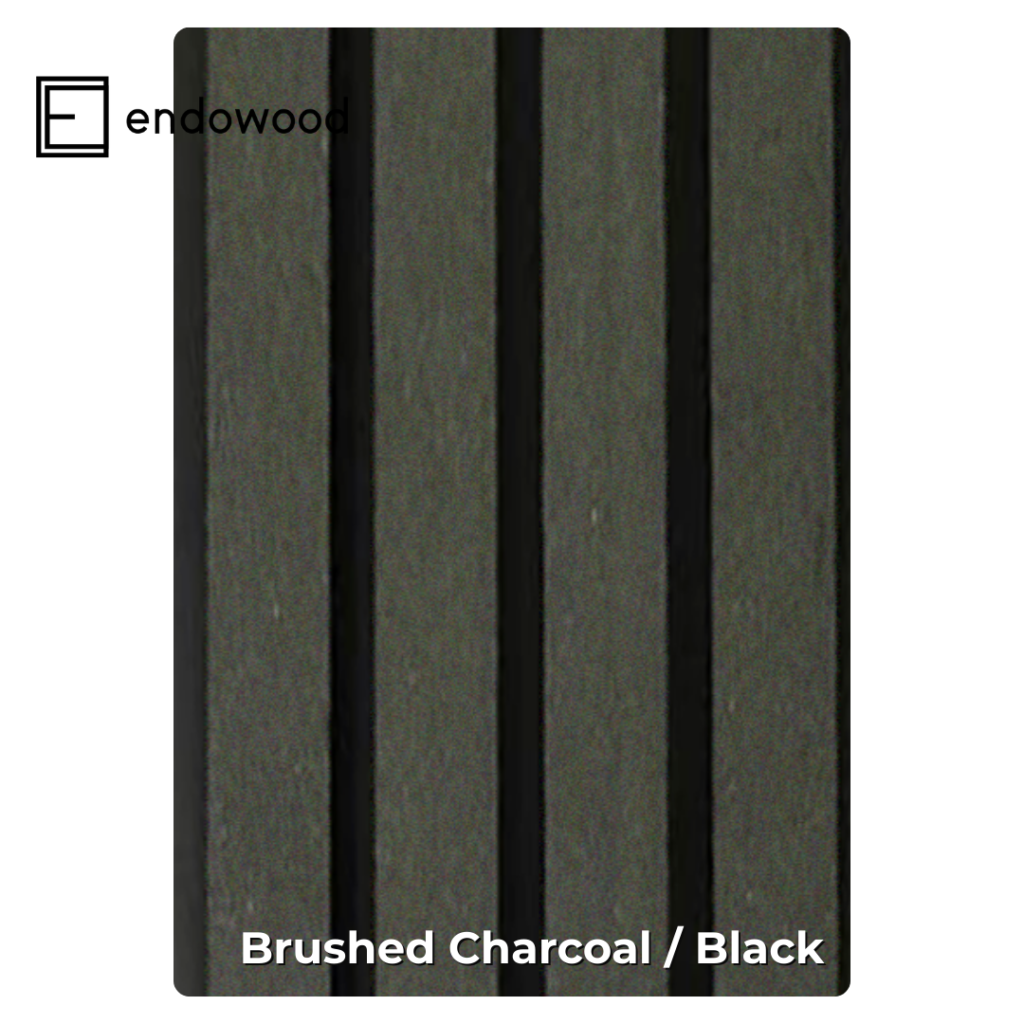 WPC Fluted Outdoor Panel – Brushed Endowood