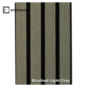 WPC Fluted Outdoor Panel – Brushed Endowood - Image 3
