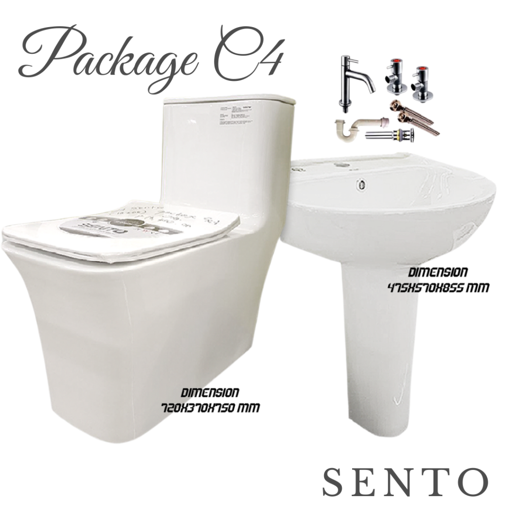 One-Piece Water Closet Package