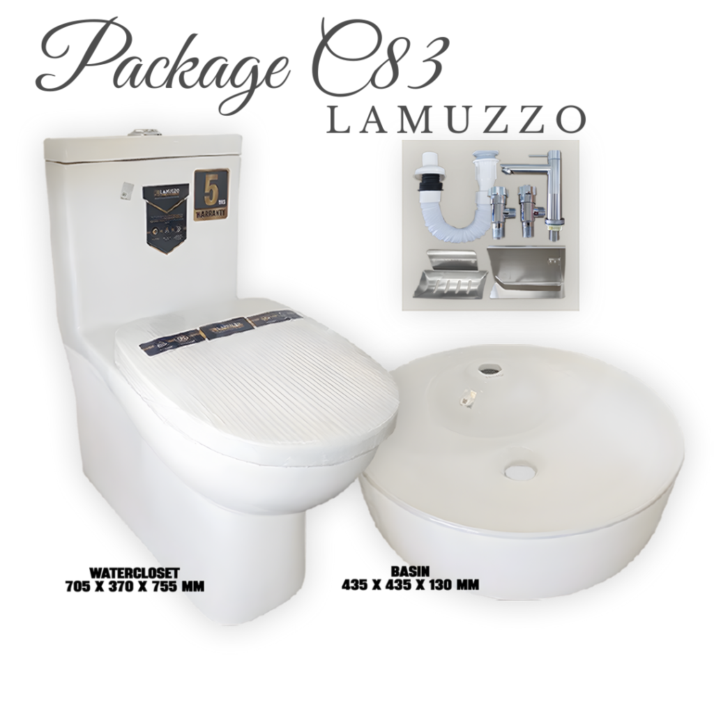 One-Piece Water Closet Package
