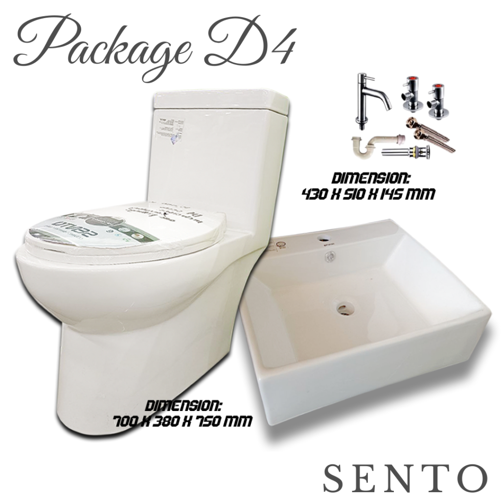 One-Piece Water Closet Package