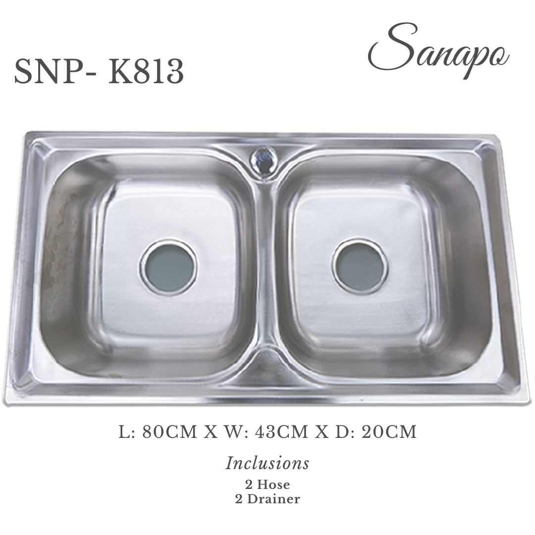 SANAPO Stainless Kitchen Sink - Image 9