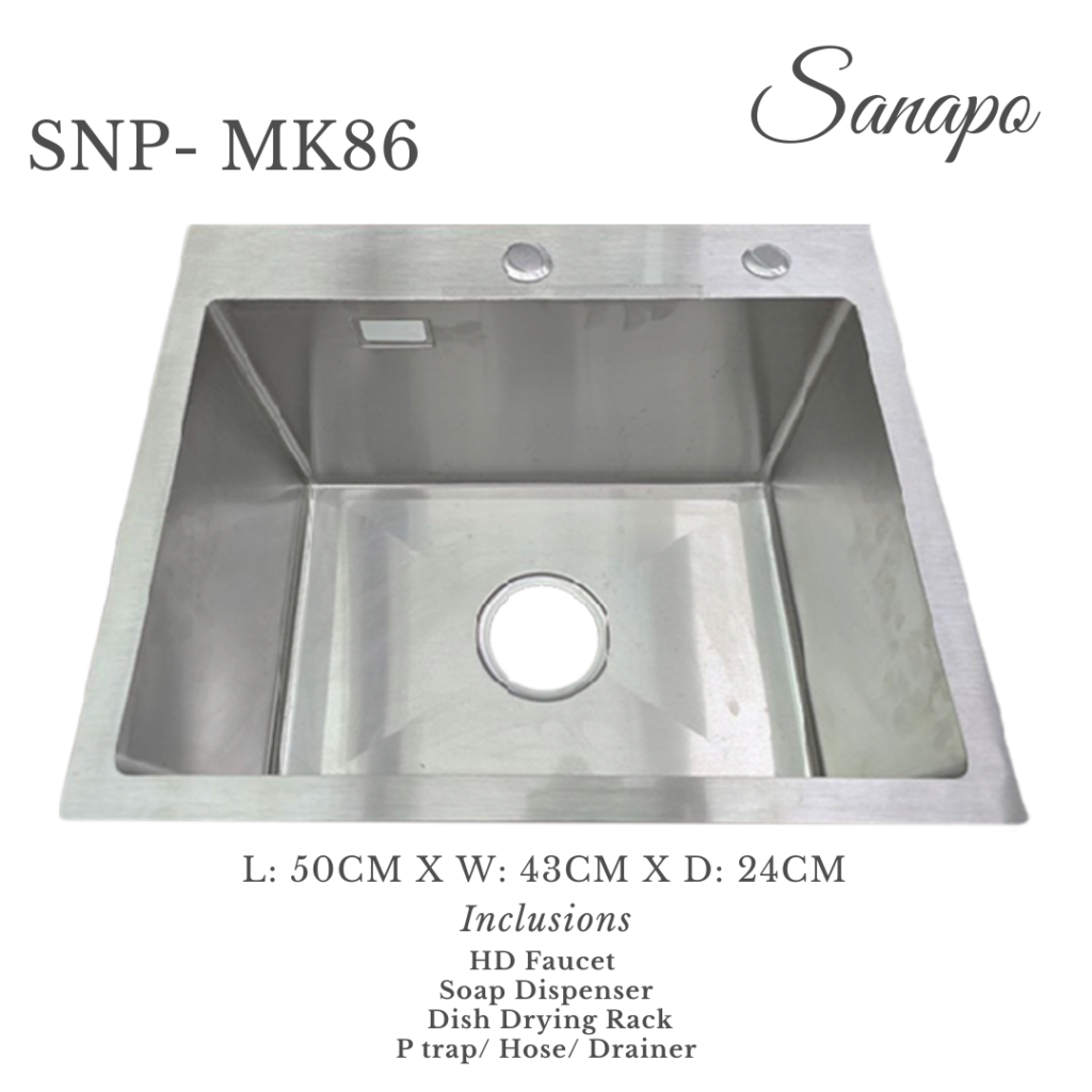SANAPO Stainless Kitchen Sink