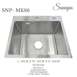 SANAPO Stainless Kitchen Sink - Image 6