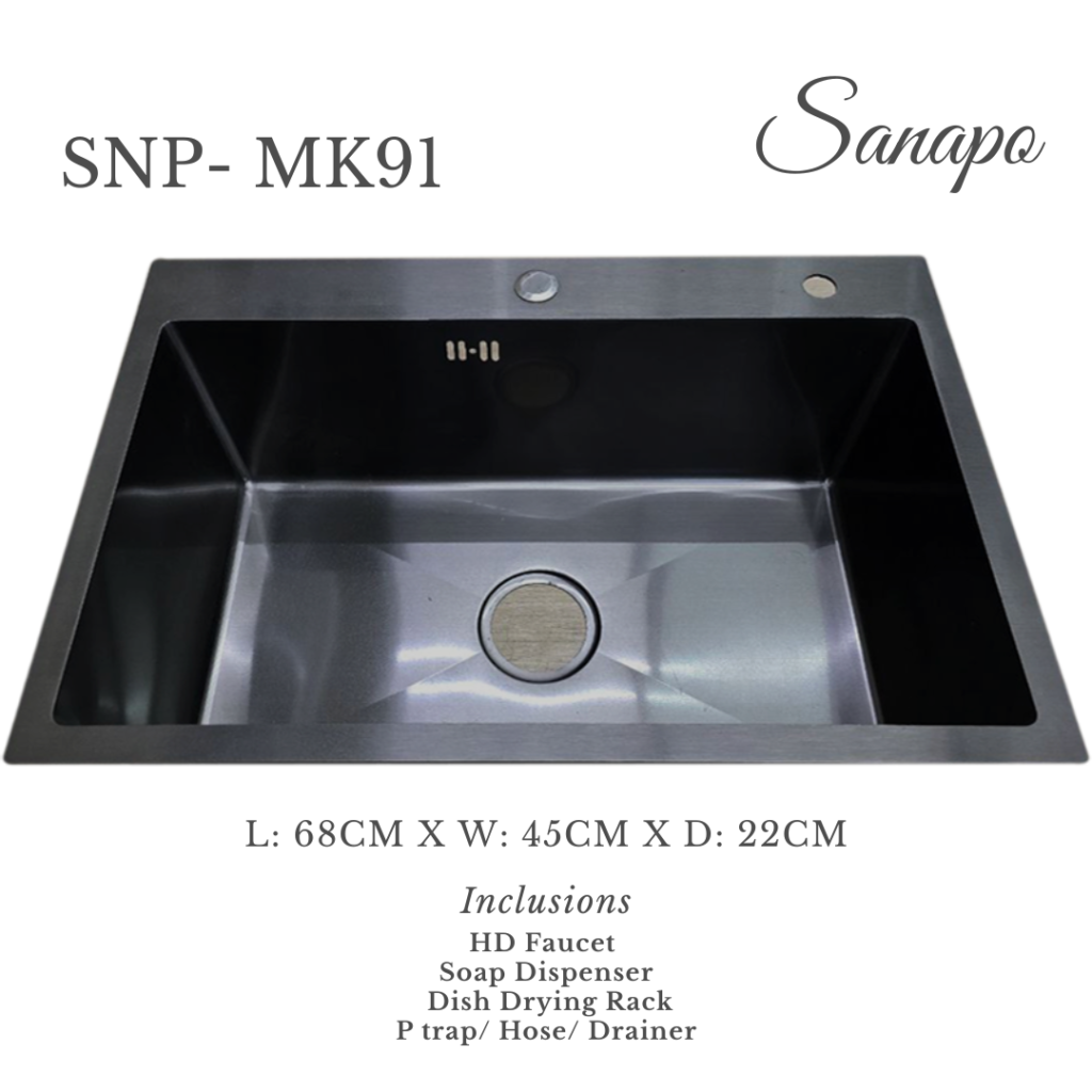 SANAPO Stainless Kitchen Sink