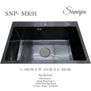 SANAPO Stainless Kitchen Sink - Image 5