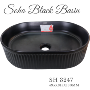 SOHO Artistic Black Basin