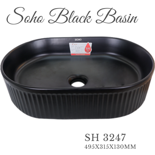 SOHO Artistic Black Basin
