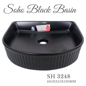 SOHO Artistic Black Basin - Image 2