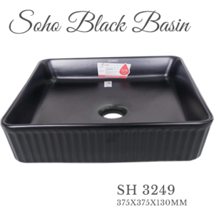 SOHO Artistic Black Basin - Image 3