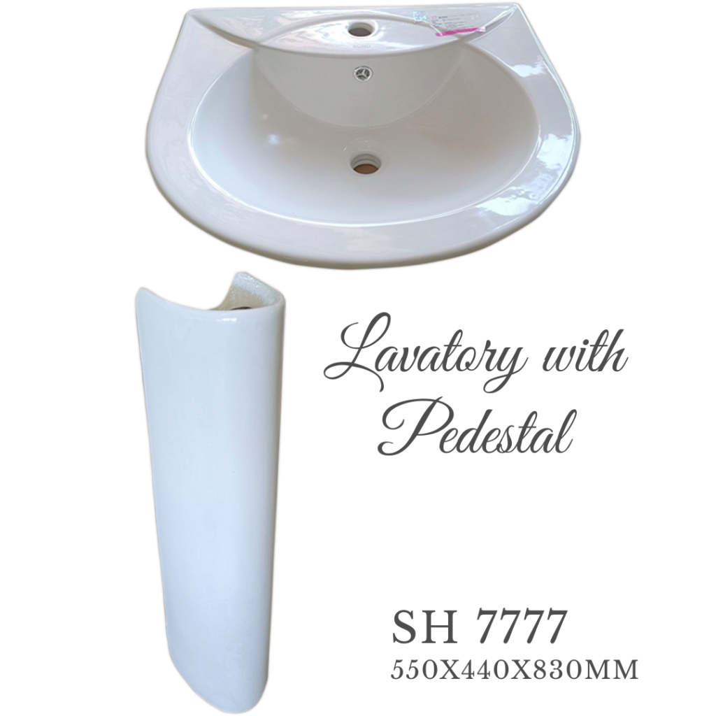 SOHO Lavatory with Pedestal