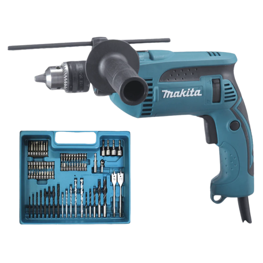 Makita HP1640KX3 Impact Drill with Accessory Set