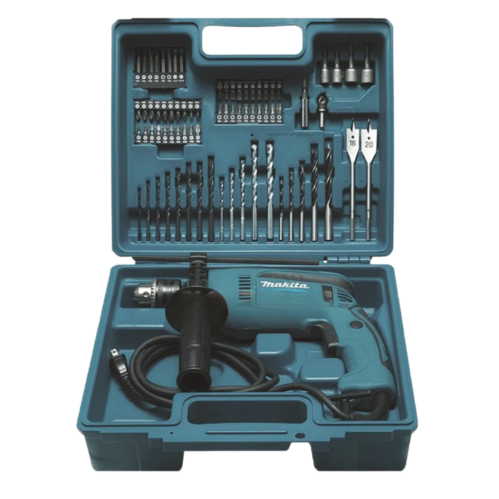Makita HP1640KX3 Impact Drill with Accessory Set