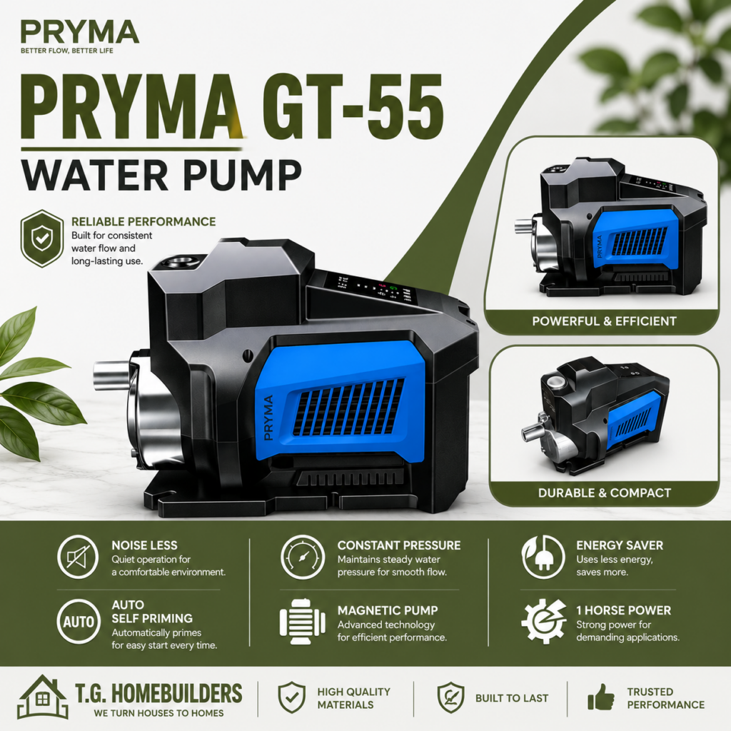 Pryma GT55 Water Pump With Inverter