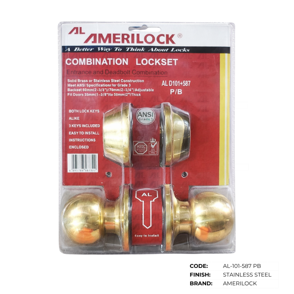 Amerilock Entrance Lockset with Deadbolt