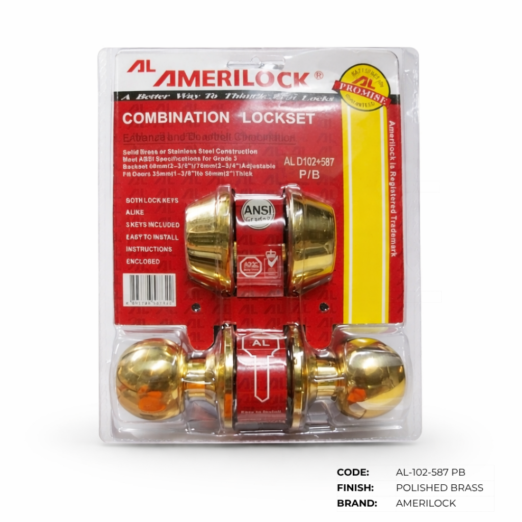 Amerilock Entrance Lockset with Deadbolt