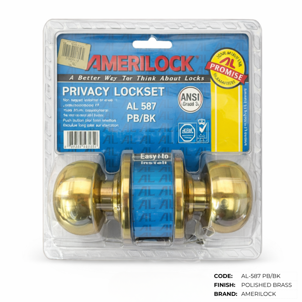 Privacy Door Knob & Lever Set – Faultless, Amerilock & Sanapo