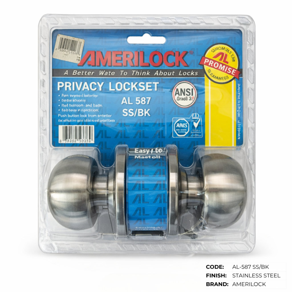 Privacy Door Knob & Lever Set – Faultless, Amerilock & Sanapo