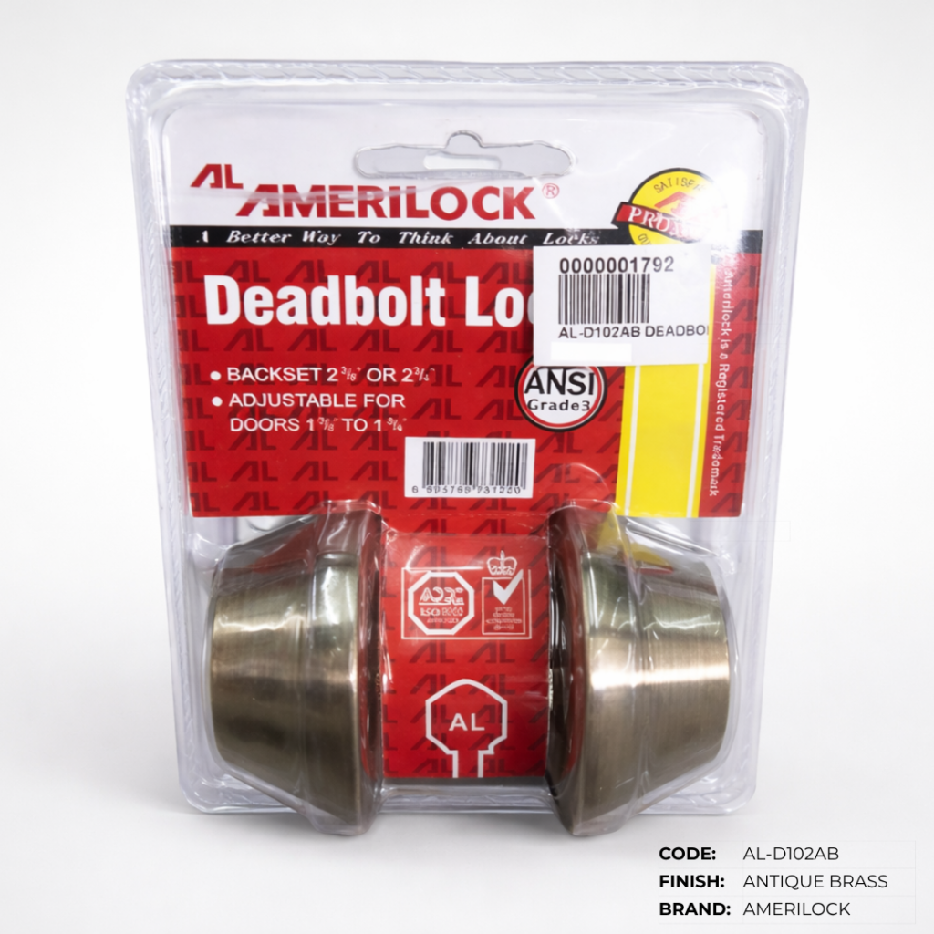 Deadbolt Lockset – Faultless, Amerilock & Sanapo