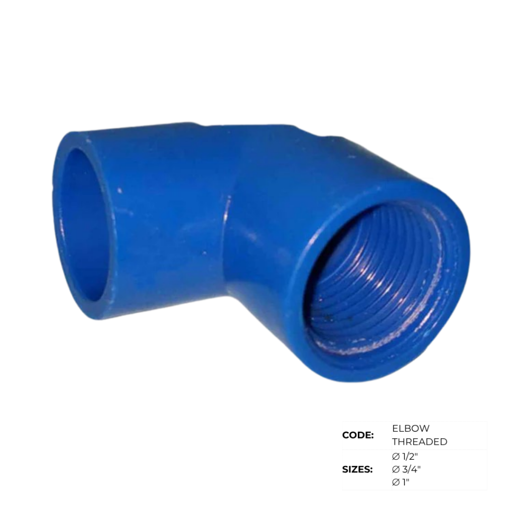 PVC Blue Waterline Pipes & Fittings