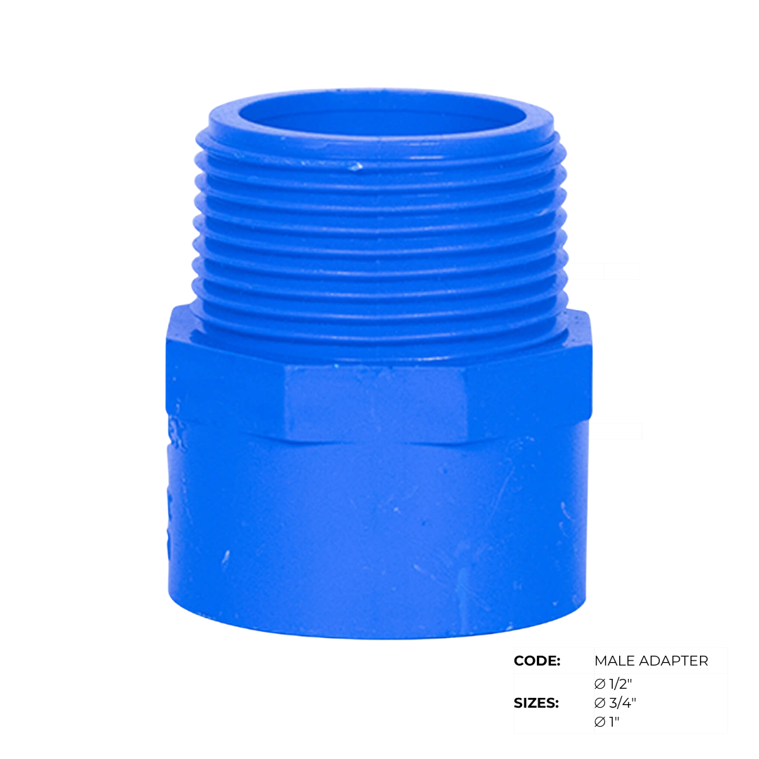 PVC Blue Waterline Pipes & Fittings - Image 6