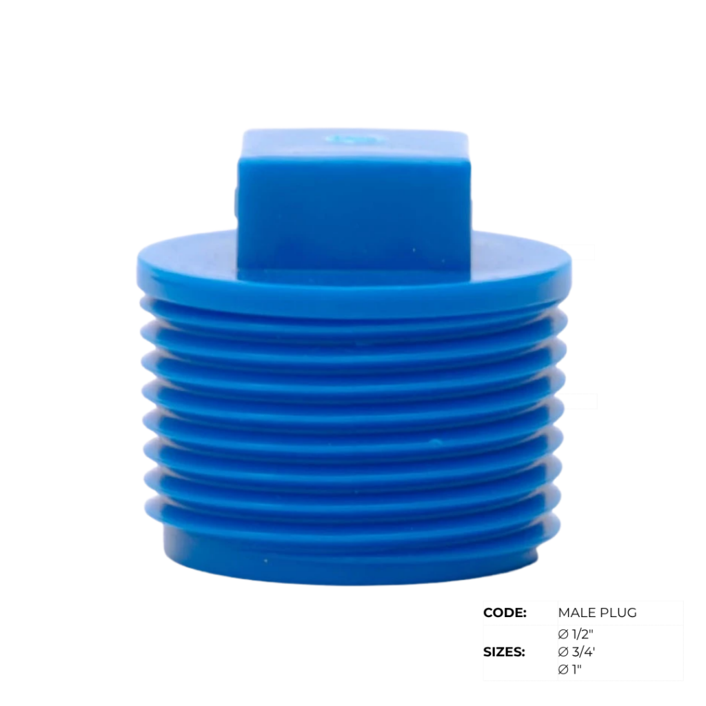 PVC Blue Waterline Pipes & Fittings