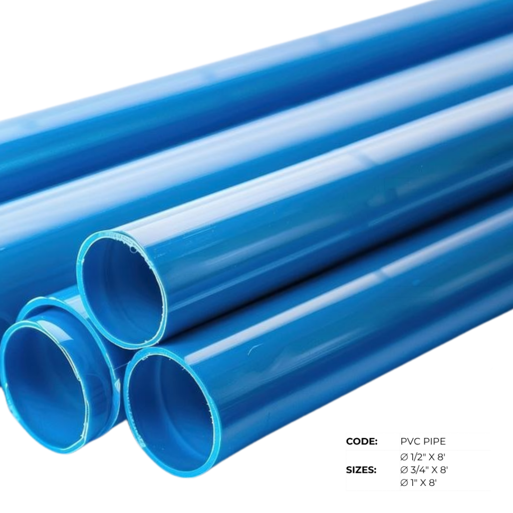 PVC Blue Waterline Pipes & Fittings