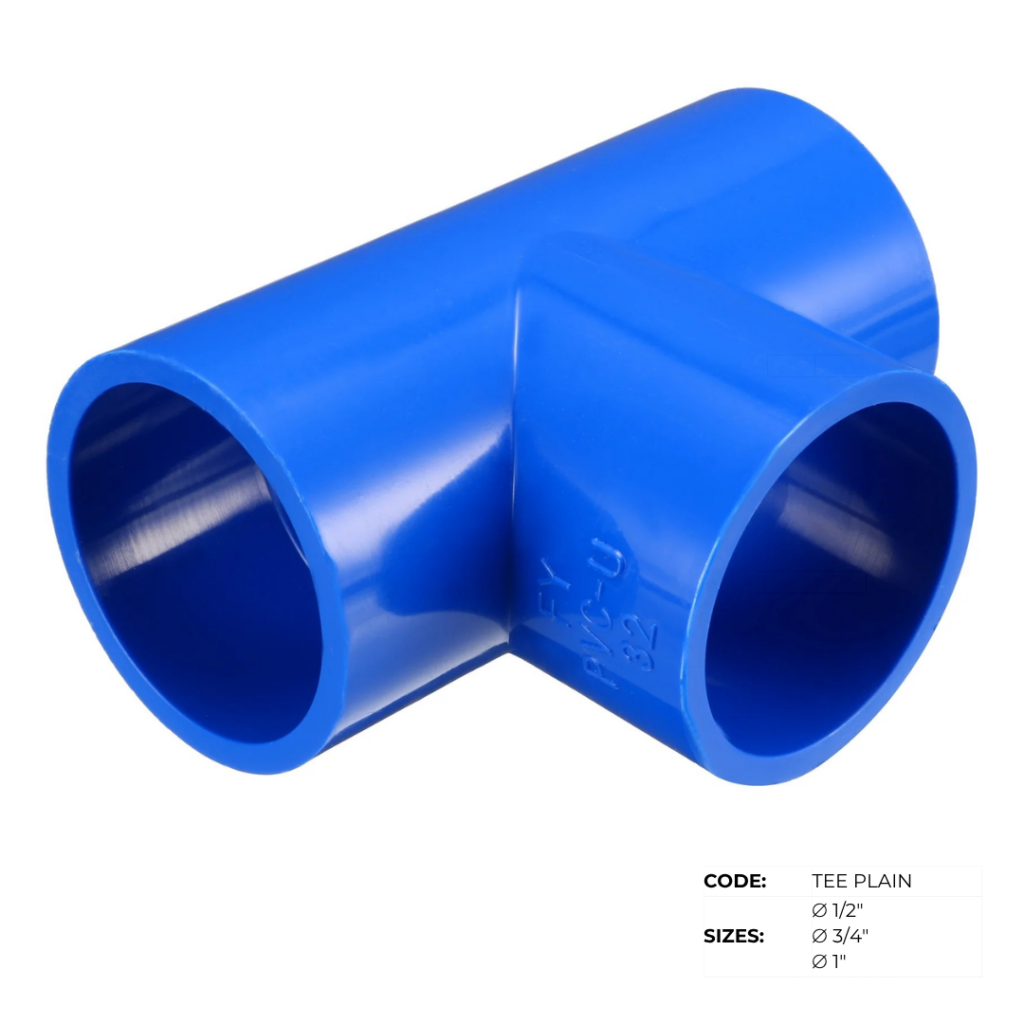 PVC Blue Waterline Pipes & Fittings