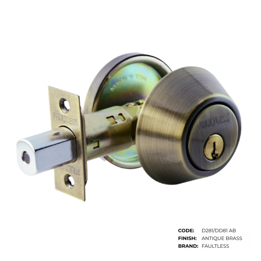 Deadbolt Lockset – Faultless, Amerilock & Sanapo