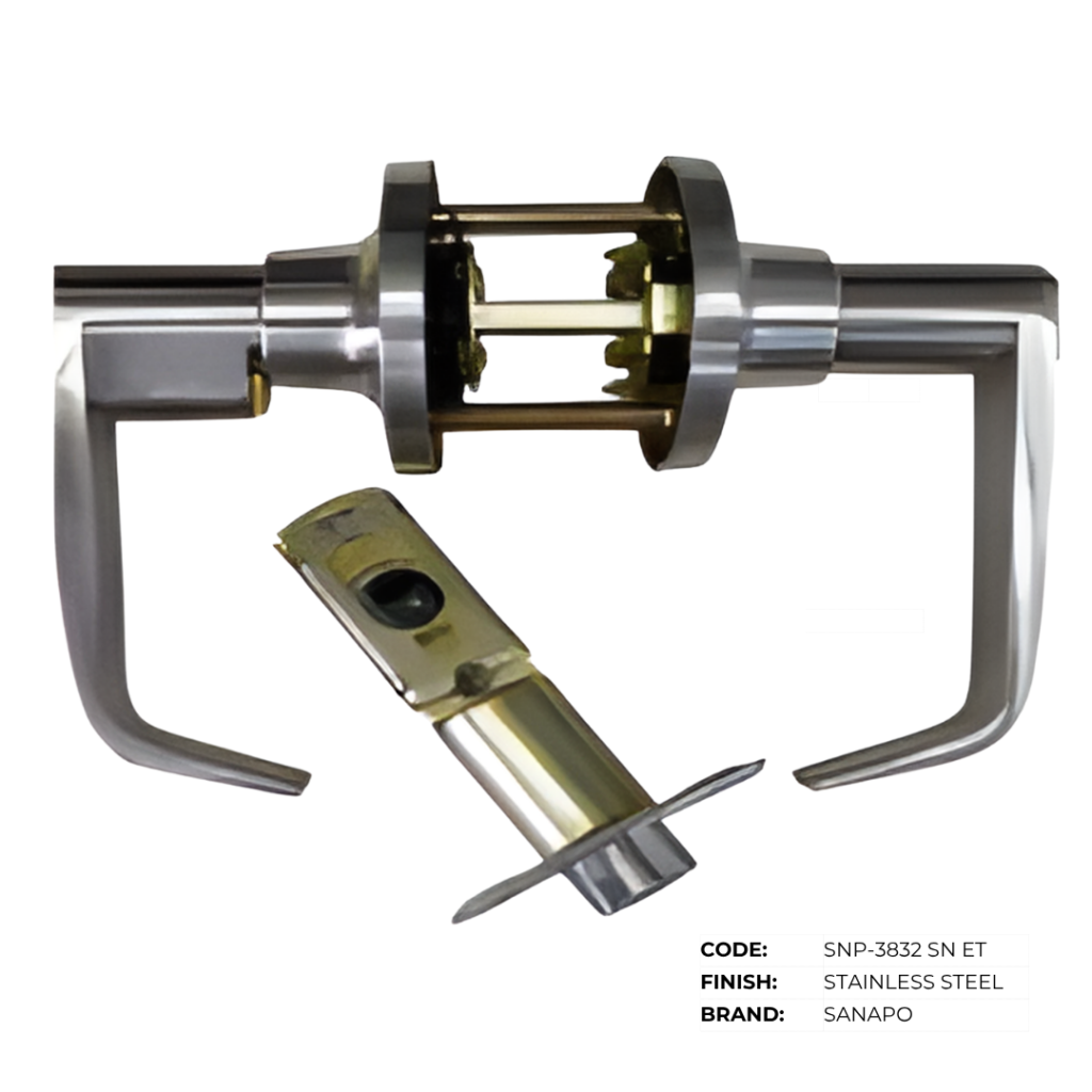Sanapo Entrance Lever Lockset (SNP-3832 | SNP-3831)