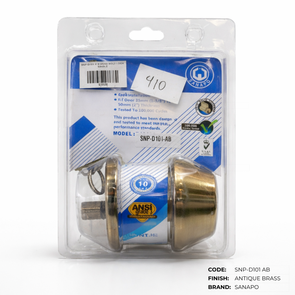 Deadbolt Lockset – Faultless, Amerilock & Sanapo