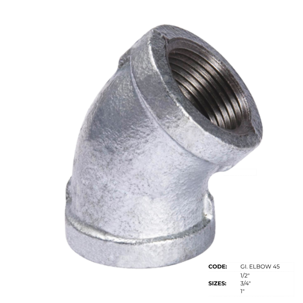 G.I. (Galvanized Iron) Fittings