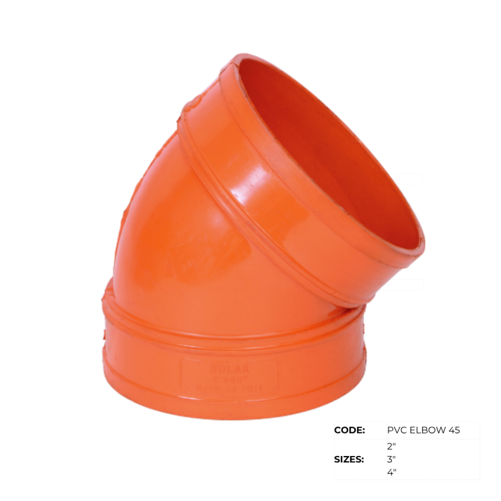 PVC Orange Pipes & Fittings (Sanitary / Drainage)