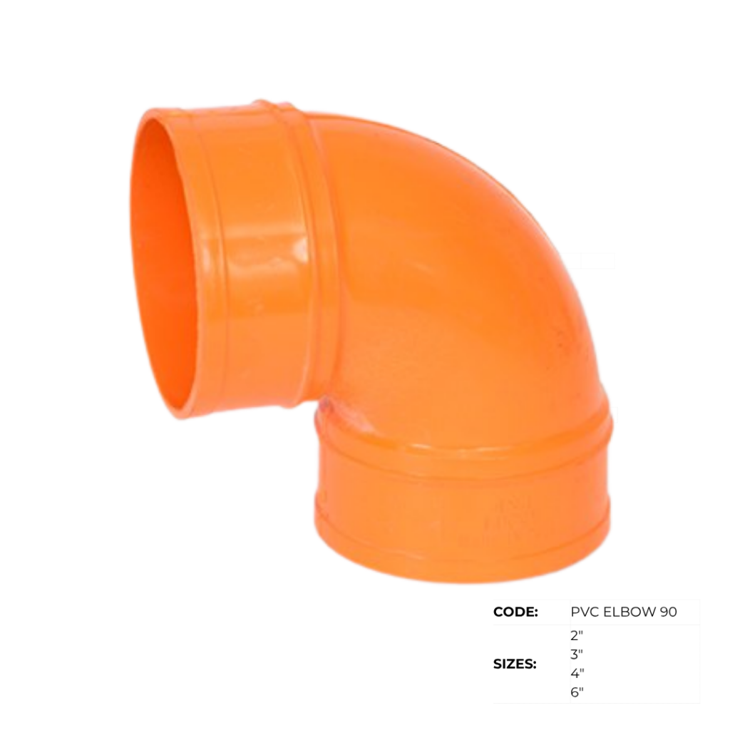 PVC Orange Pipes & Fittings (Sanitary / Drainage)