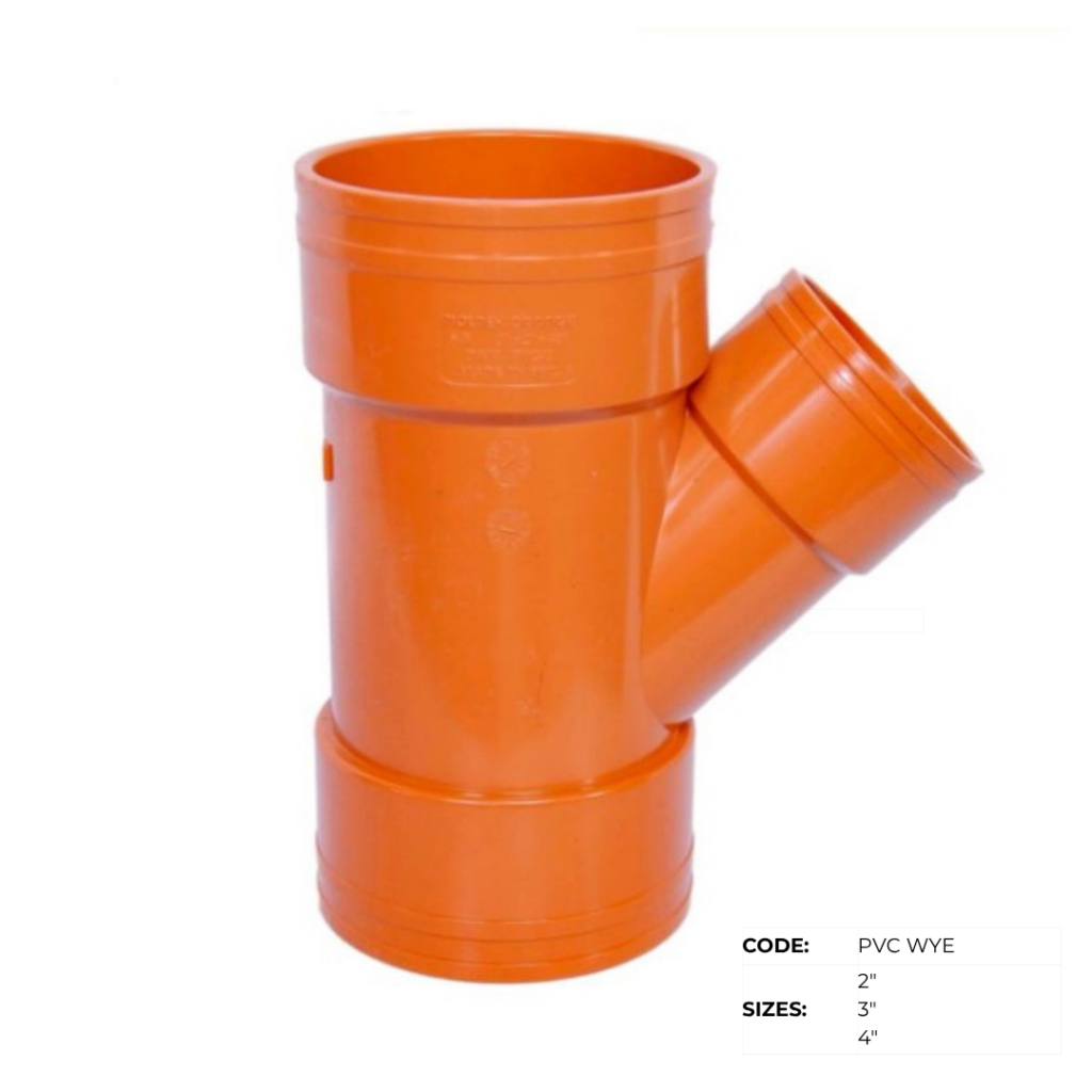 PVC Orange Pipes & Fittings (Sanitary / Drainage)