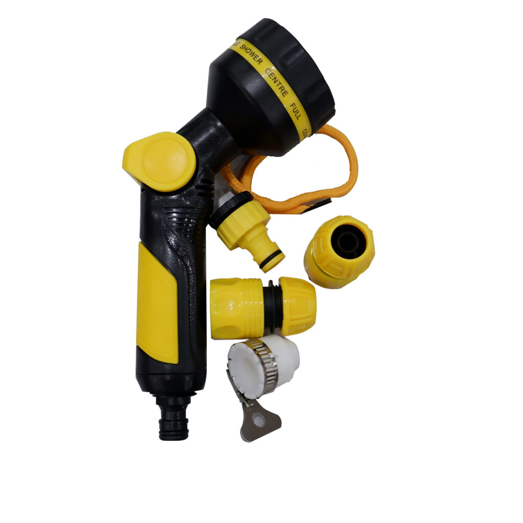 Expandable Garden Hose with Nozzle Head & Connector Set