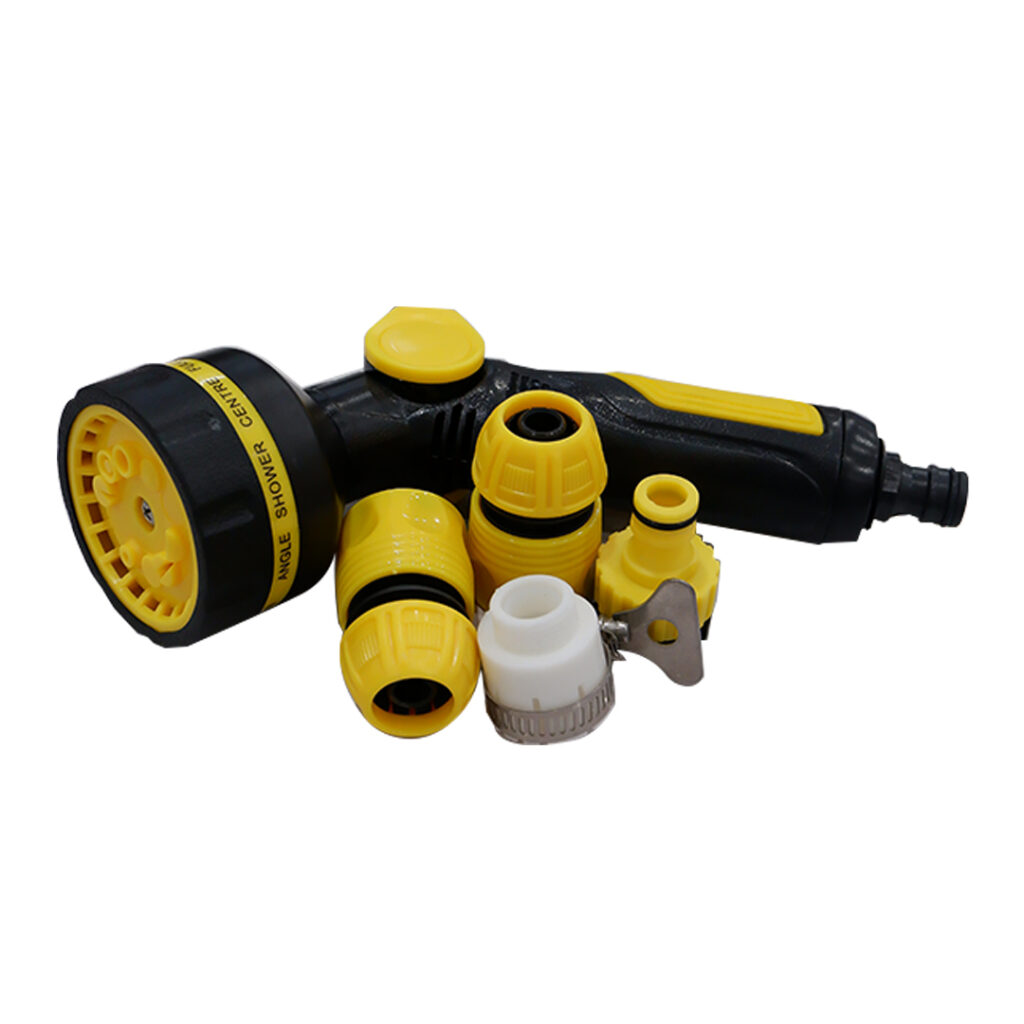 Expandable Garden Hose with Nozzle Head & Connector Set