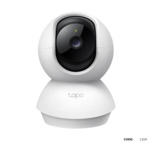 TAPO C200 Pan/Tilt Home Security Wi-Fi Camera (Night Vision 9m)