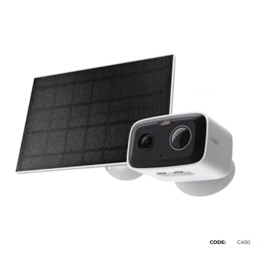 TAPO C400KIT Solar-powered Security Camera Kit (Night Vision 30ft/9m)