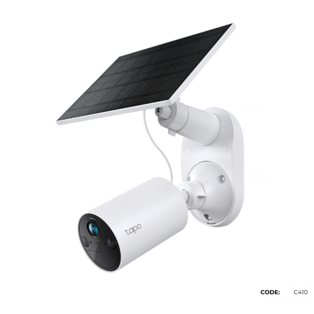 TAPO C410KIT Solar-Powered Security Camera Kit (Night Vision 15m)