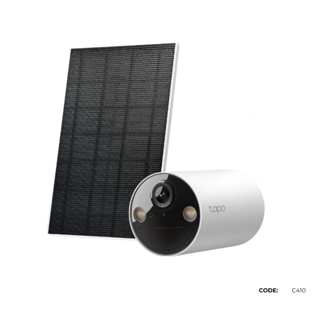 TAPO C410KIT Solar-Powered Security Camera Kit (Night Vision 15m)