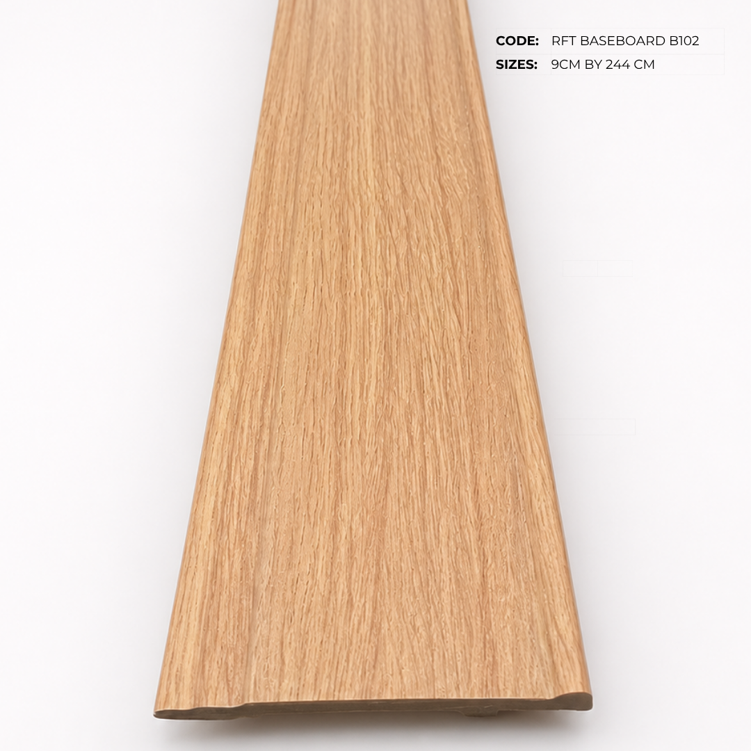 RFT PVC Baseboard 8FT. - Image 1