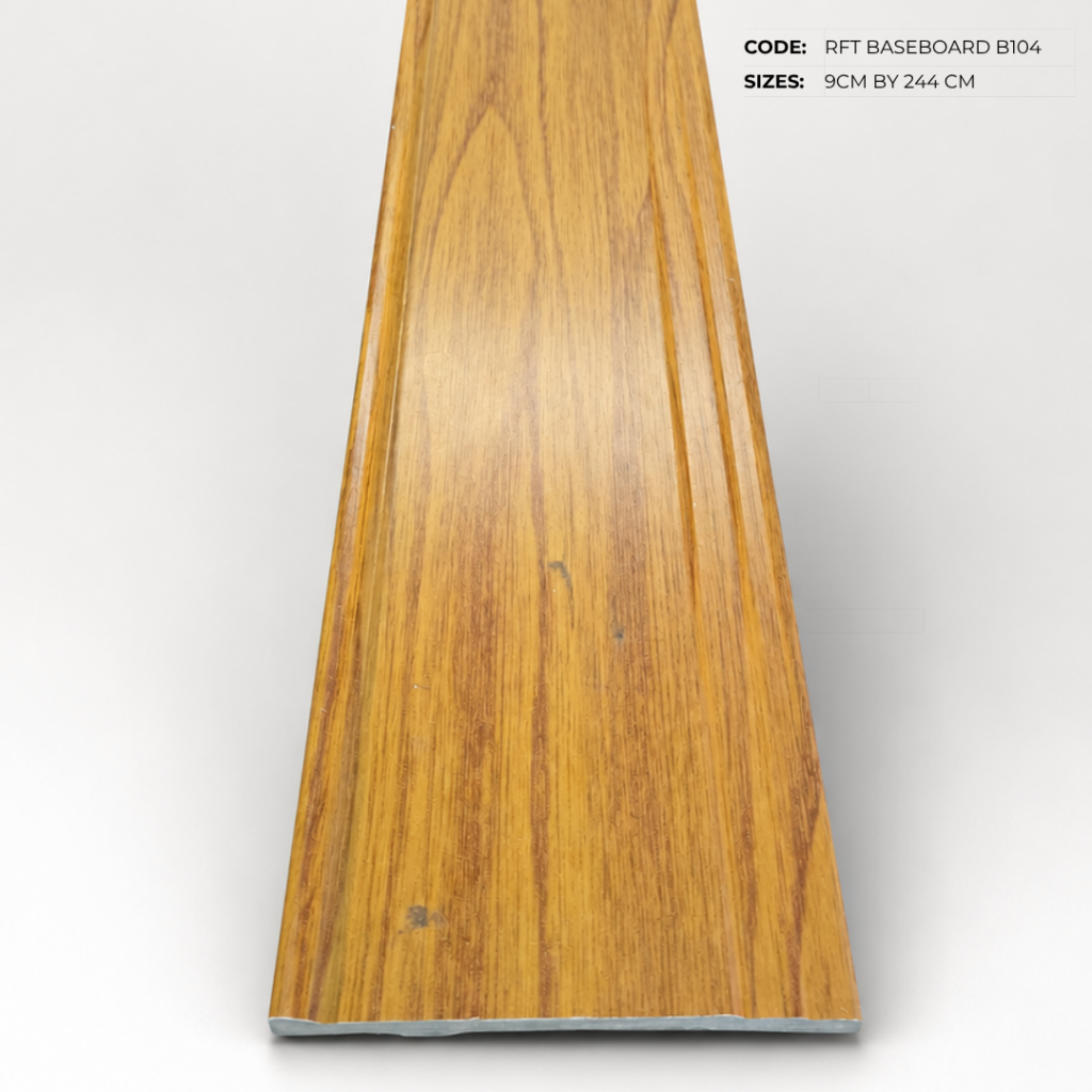 RFT PVC Baseboard 8FT.