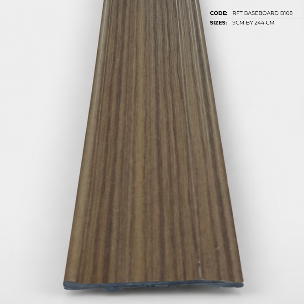 RFT PVC Baseboard 8FT.