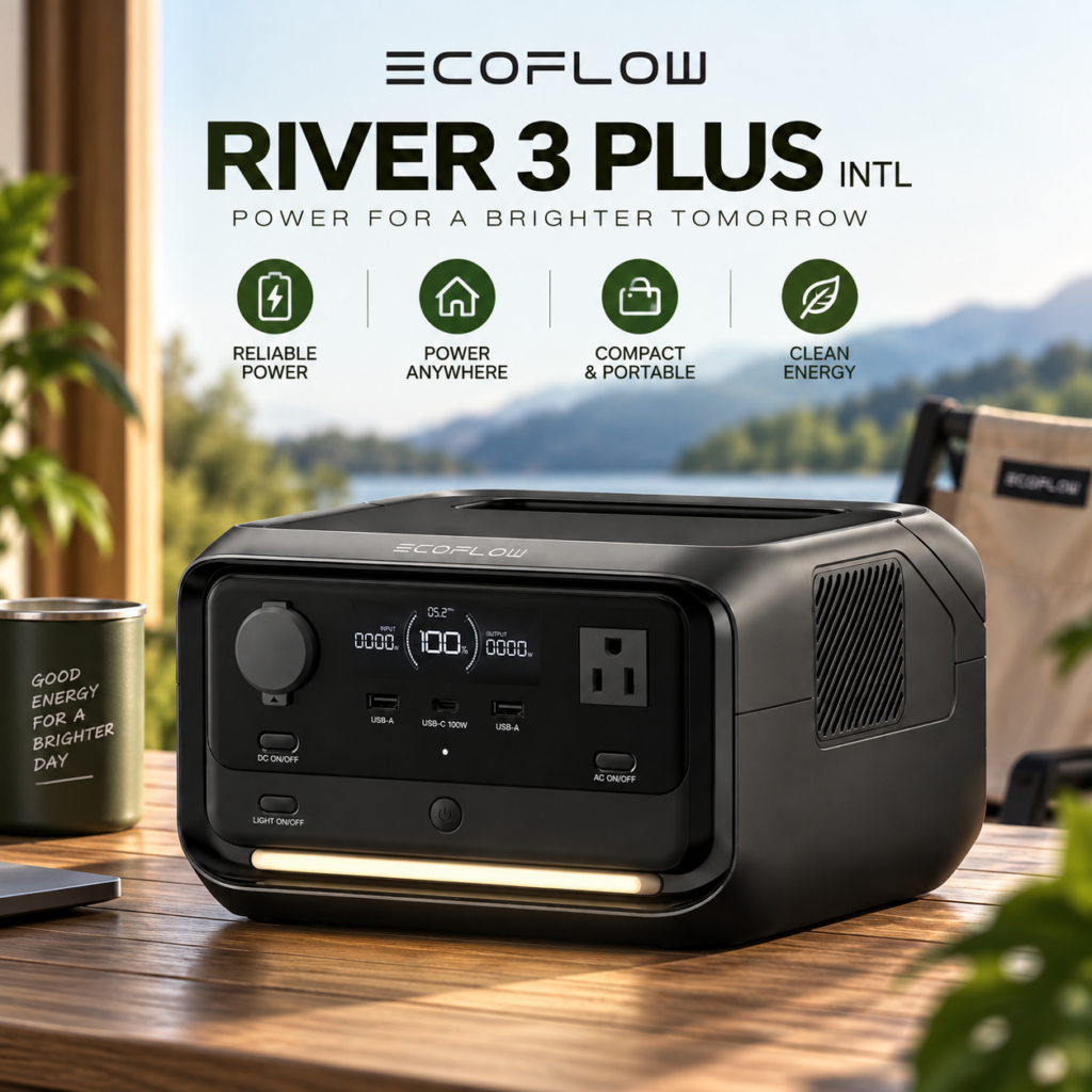 ECOFLOW River 3 Plus (INTL) Portable Power Station