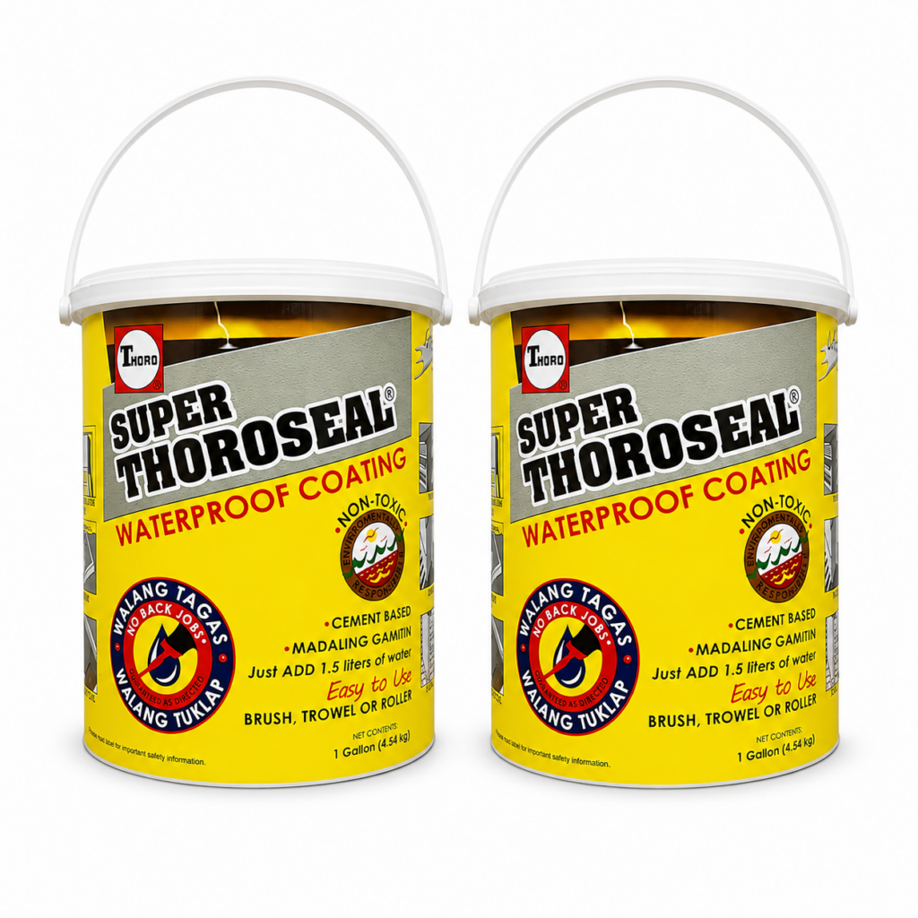 Super Thoroseal Cementitious Waterproofing in Gray or White 4.54kg (Gallon)