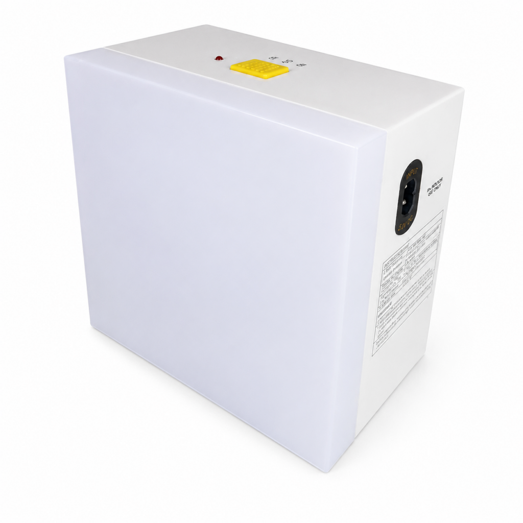 OMNI LED Rechargeable Square Emergency Light AEL-640 with USB Charging Port