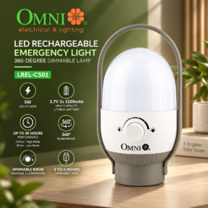 OMNI LREL-C501 Rechargeable Emergency Lantern - Image 1